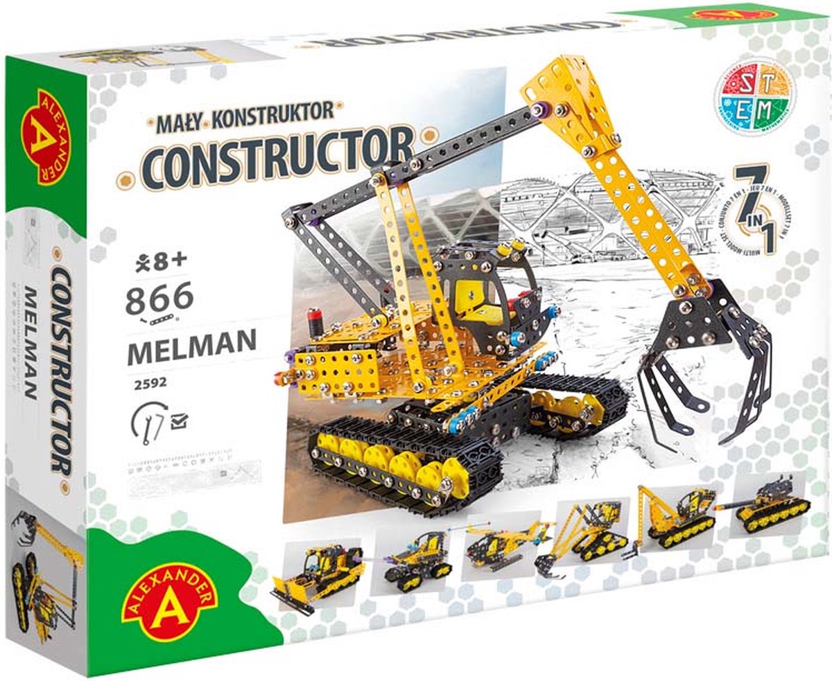Alexander Toys Konstruktor Pro – Melman – 866 Stück