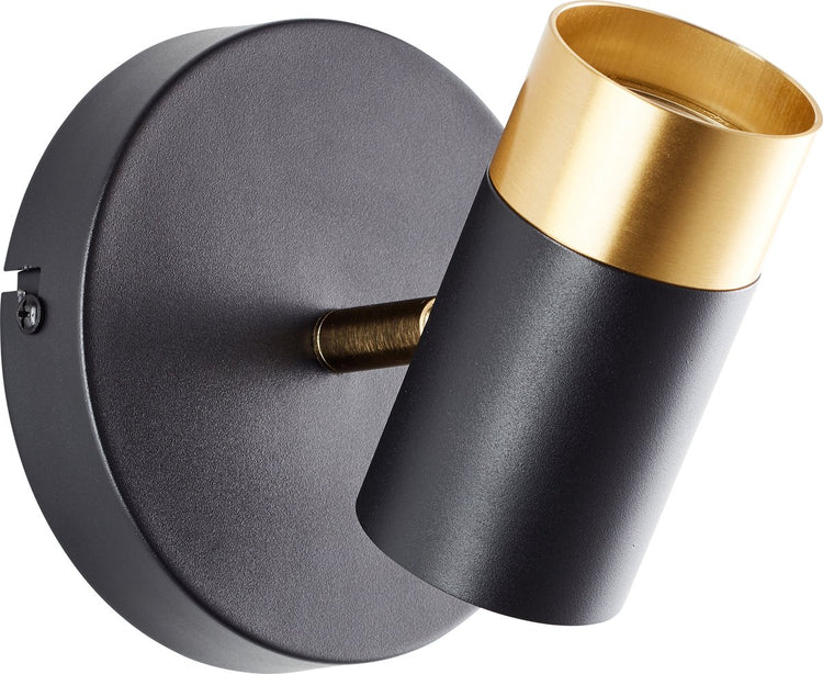 Brilliant AG Brilliant Vigolo – Deckenstrahler – Gu10 1 x 5 W – 3000 K – Schwarzgold