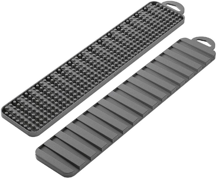 Tomado - Metaltex Metaltex Abtropfmatte Gravity Slim 2-seitig 40 x 8 cm grau