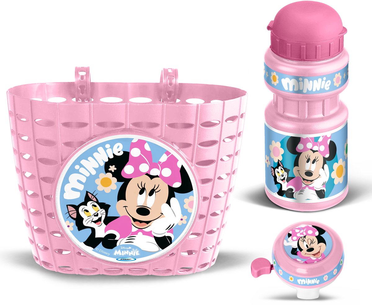 Stempel Disney Zubehörset Minnie Pink Blau 3-teilig