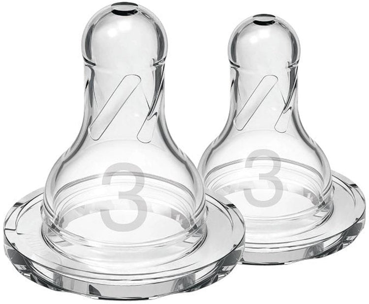 Dr. Brown's Options+ Flaschensauger – Phase 3 – Enghalsflasche – 2 Stück