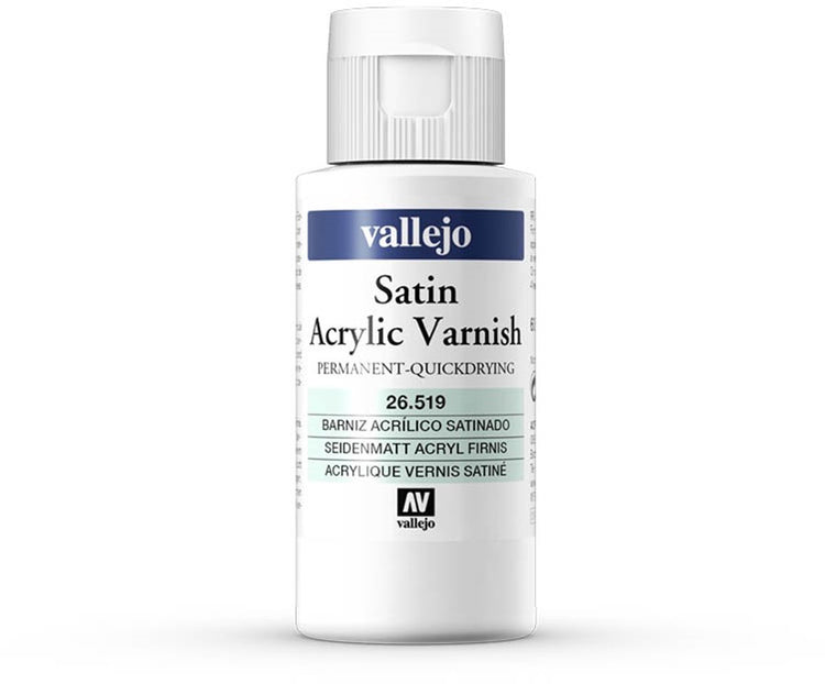Vallejo Hobby Paint Acrylfarbe – 26519 Satin-Acryllack (60 ml) Farbflasche – 60 ml