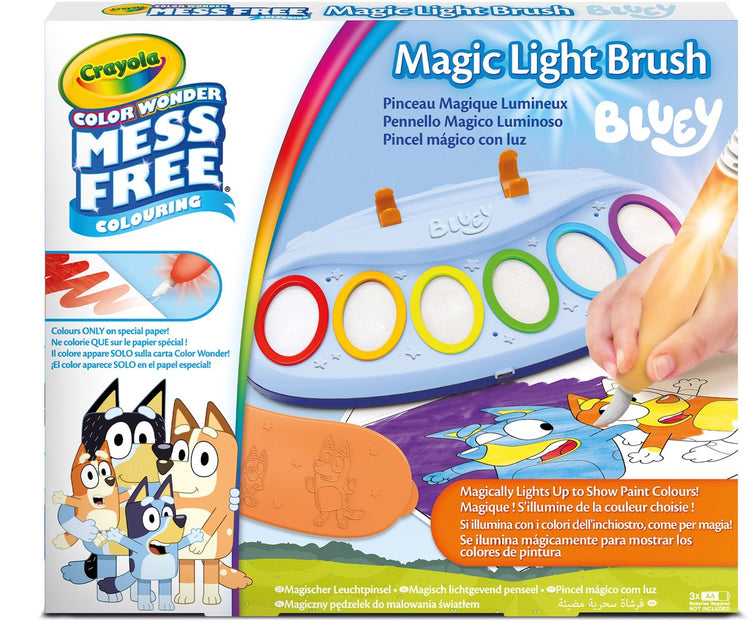 Crayola – Farbwunder magischer Lichtpinsel – blau – wischfreies Farbset – kreative Aktivität und Geschenk für Kinder ab 3 Jahren
