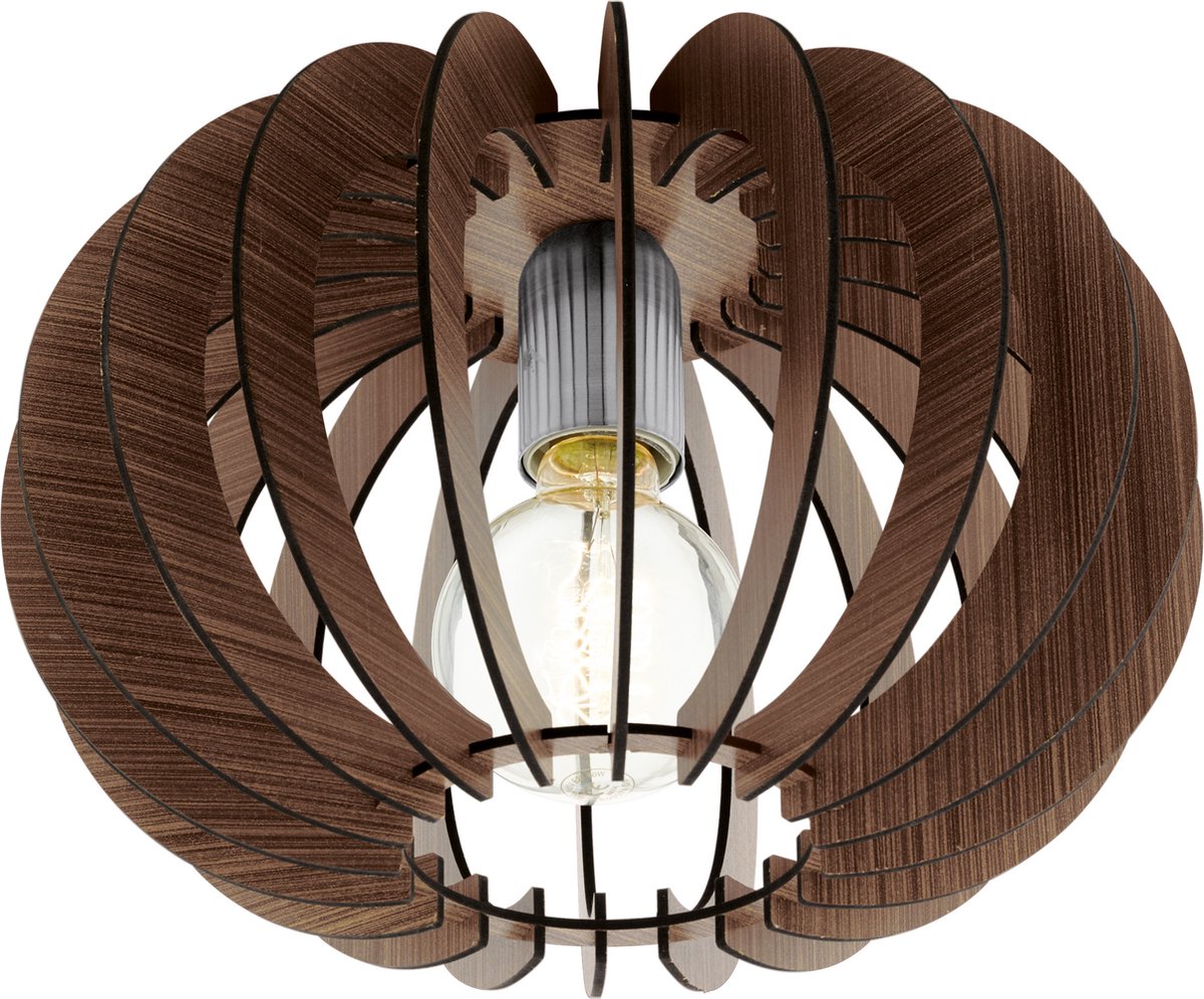 Eglo Stellato - Deckenleuchte - E27 - ø40 cm - Dunkelbraun Nickel-matt