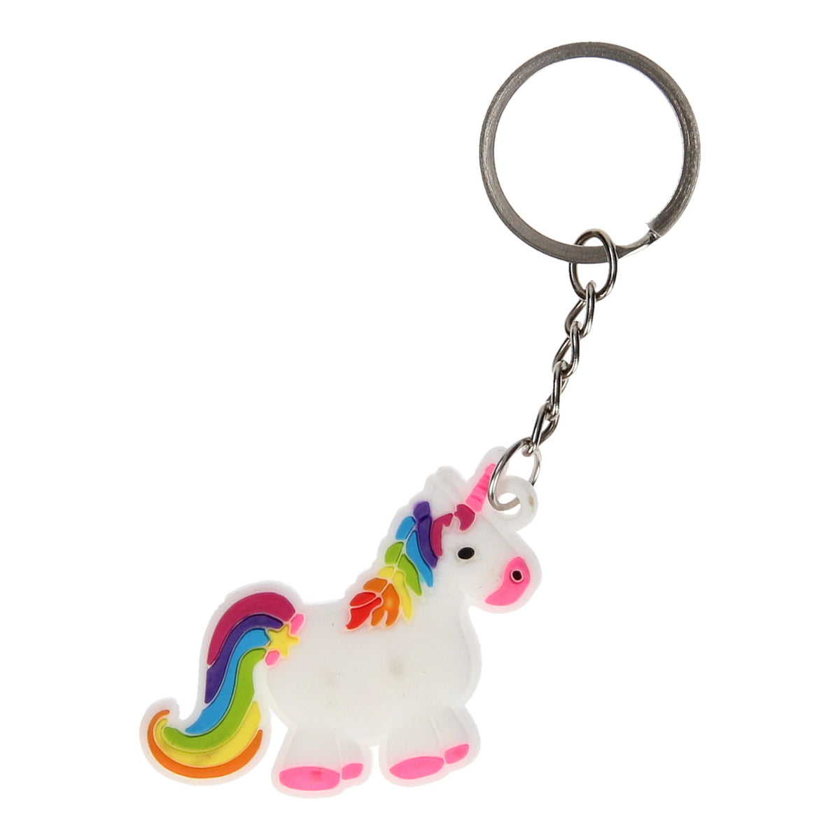 LG-Imports Schlüsselbund Eenhoorn Regenbogen