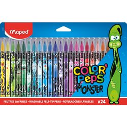 Filzstift Maped 845401 Farbsortiment 24 Stifte im Karton