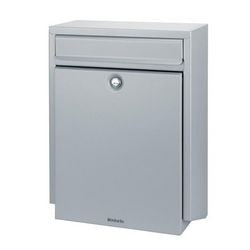 Briefkasten Decayeux D100, silbergrau, elektrolytisch verzinkter Stahl, Polyester