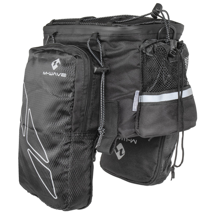 M-Wellenklappbeutel Amsterdam 16L Schwarzgrau