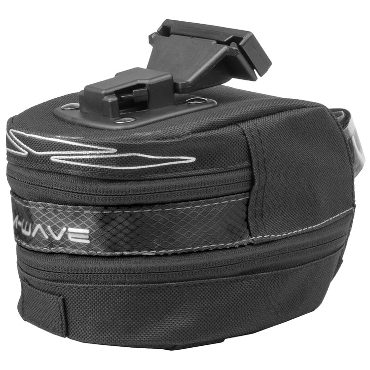 M-Wave-Satteltasche Tilburg groß mit Klick-Bestätigung Schwarzes Grün