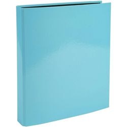 Ringbuch Exacompta Aquarell 51572e Karton mit pastellblauer Pellic-Paste überzogen