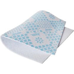 Abtropfmatte blau weiß Spontex decorado