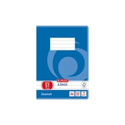 Schreibblock Bl Herlitz A6 32 Blatt liniert