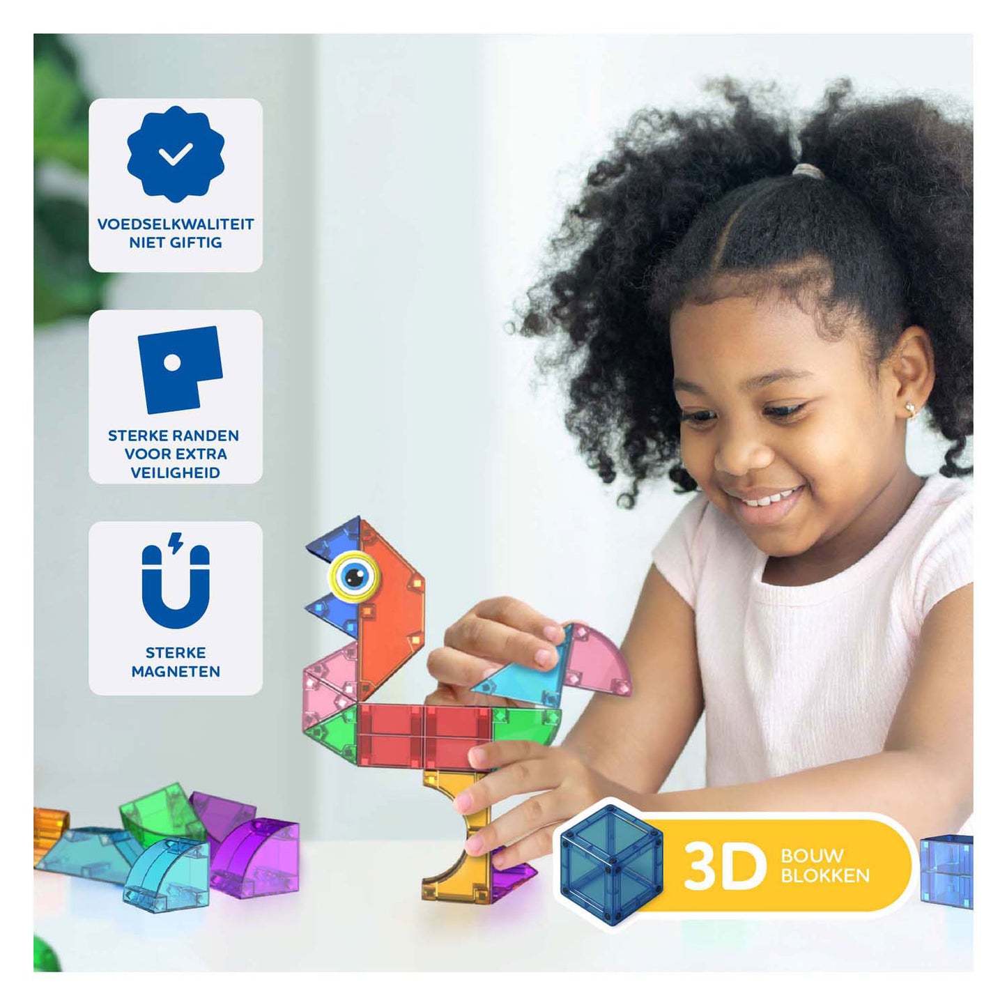 Cubixx magnetisches Bauspielzeug - 22-tlg.