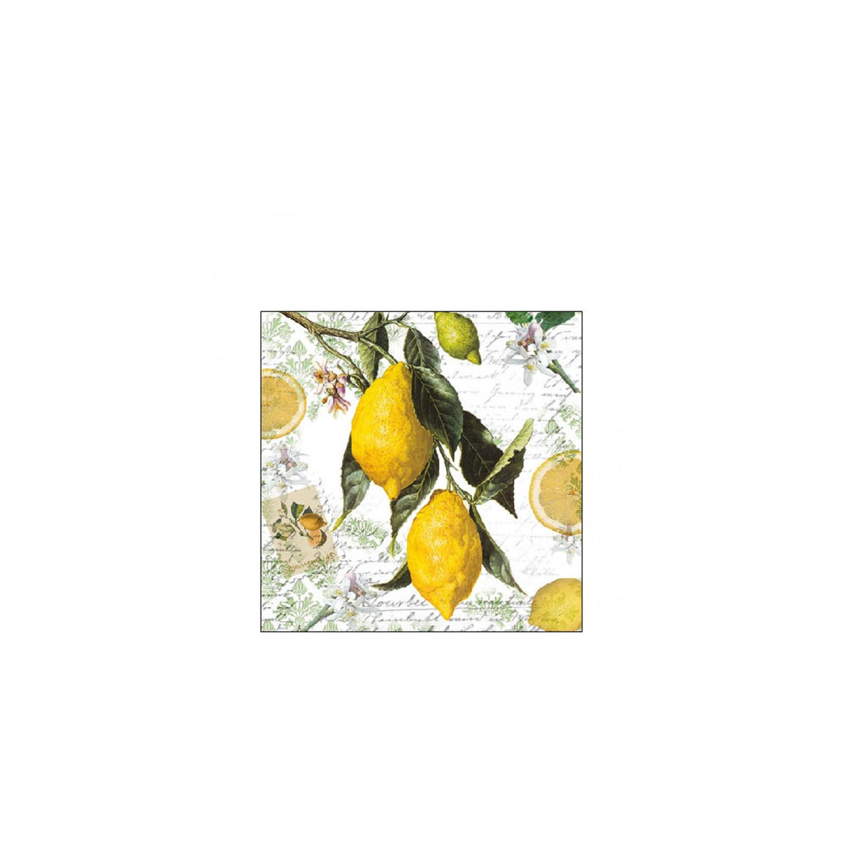 Ambiente Servietten Zitrone 25cm