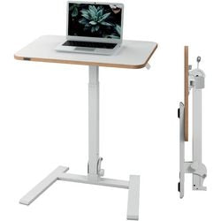 Leitz Ergo klappbarer Sitz-Steh-Schreibtisch – ergonomischer Klappschreibtisch – kompakt 65×46 cm – weiß