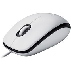 Maus Logitech M100 verkabelt weiß