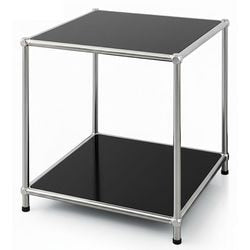 Beistelltisch floordirekt Concept Epure Schwarz 400 mm x 400 mm x 460 mm