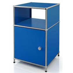 Beistelltisch floordirekt Konzept Epureblau 400 mm x 400 mm x 650 mm