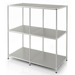 Beistelltisch floordirekt Konzept Epuregrau 400 mm x 780 mm x 820 mm