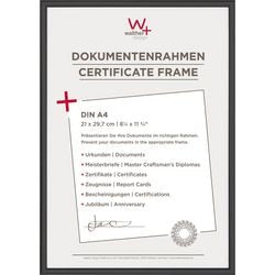 Walther New Lifestyle - Kunststoffrahmen - Fotogröße 21x29,7 cm (Din A4) - Schwarz