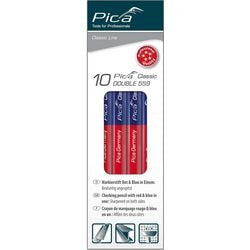Bild eines 559 Doppelbleistifts rot blau | 17,5 cm | 10 Stück - pi559-10