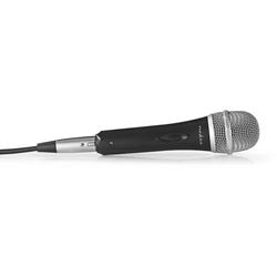 Imp-Mikrofon Nedis MPWD50CBK grau, schwarz verkabelt