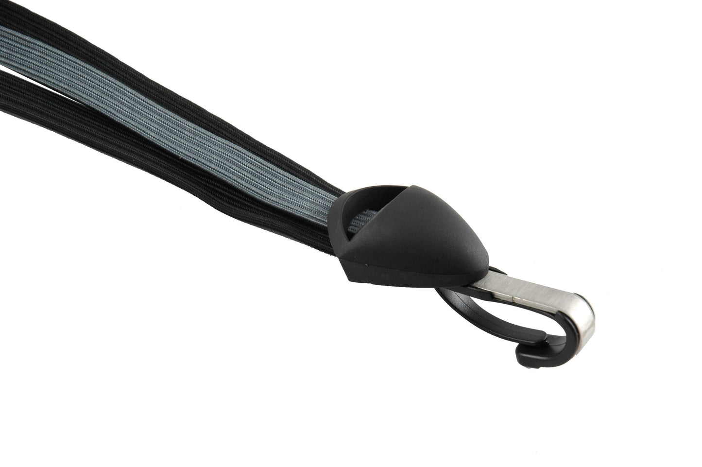 Cordo Tragegurt Triohaken Edelstahl Schwarz-Silber-Schwarz