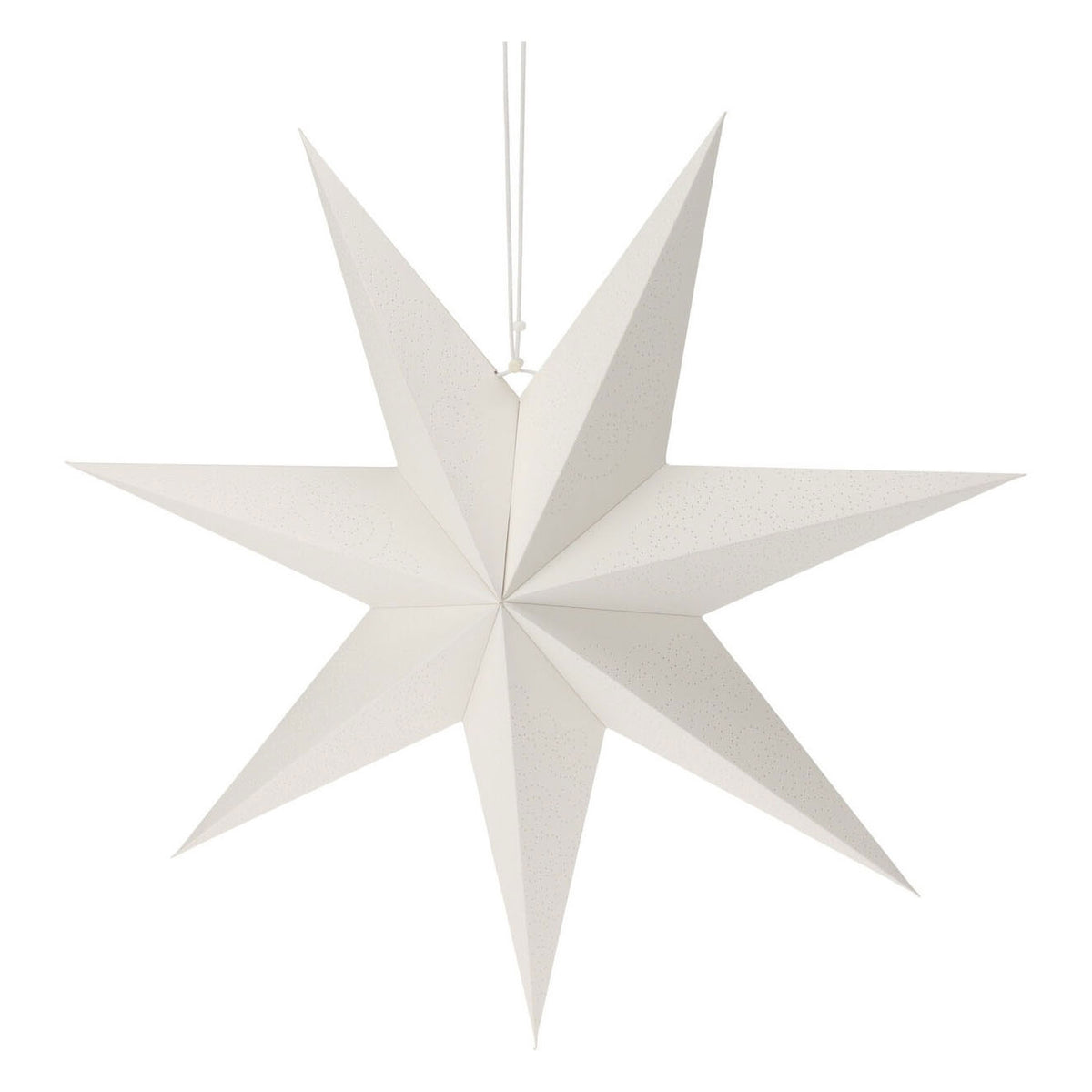 Sternpapier weiß, 60 cm