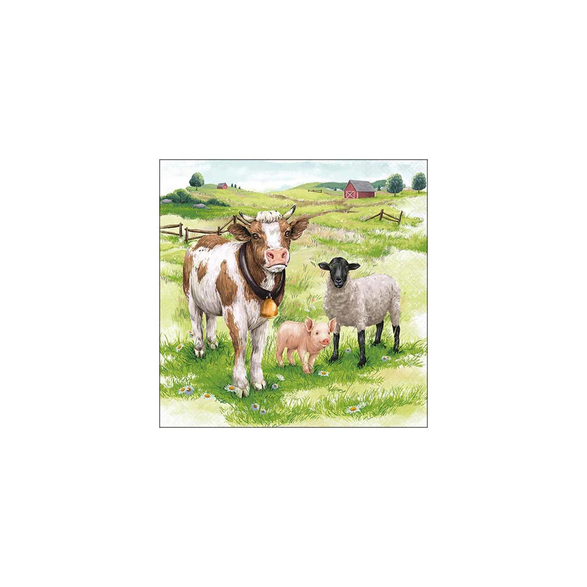 Ambiente Servietten 33cm Bauernhoftiere