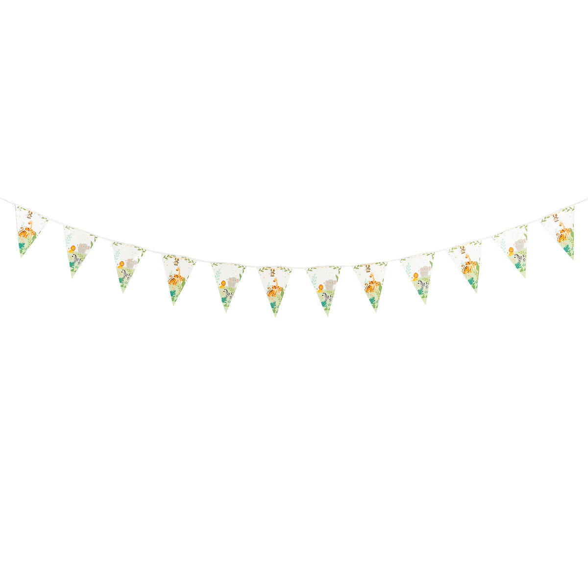 Flag -Linie Dschungeltiere, 3,5 mtr.