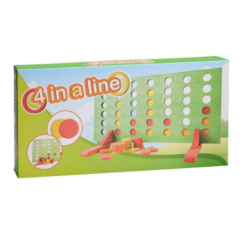 Holz 4 in Folge Spiel