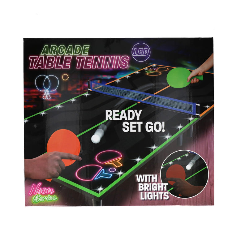 Tender Toy Tender Toys Tischtennis Tisch mit LED -Beleuchtung 100x50 cm
