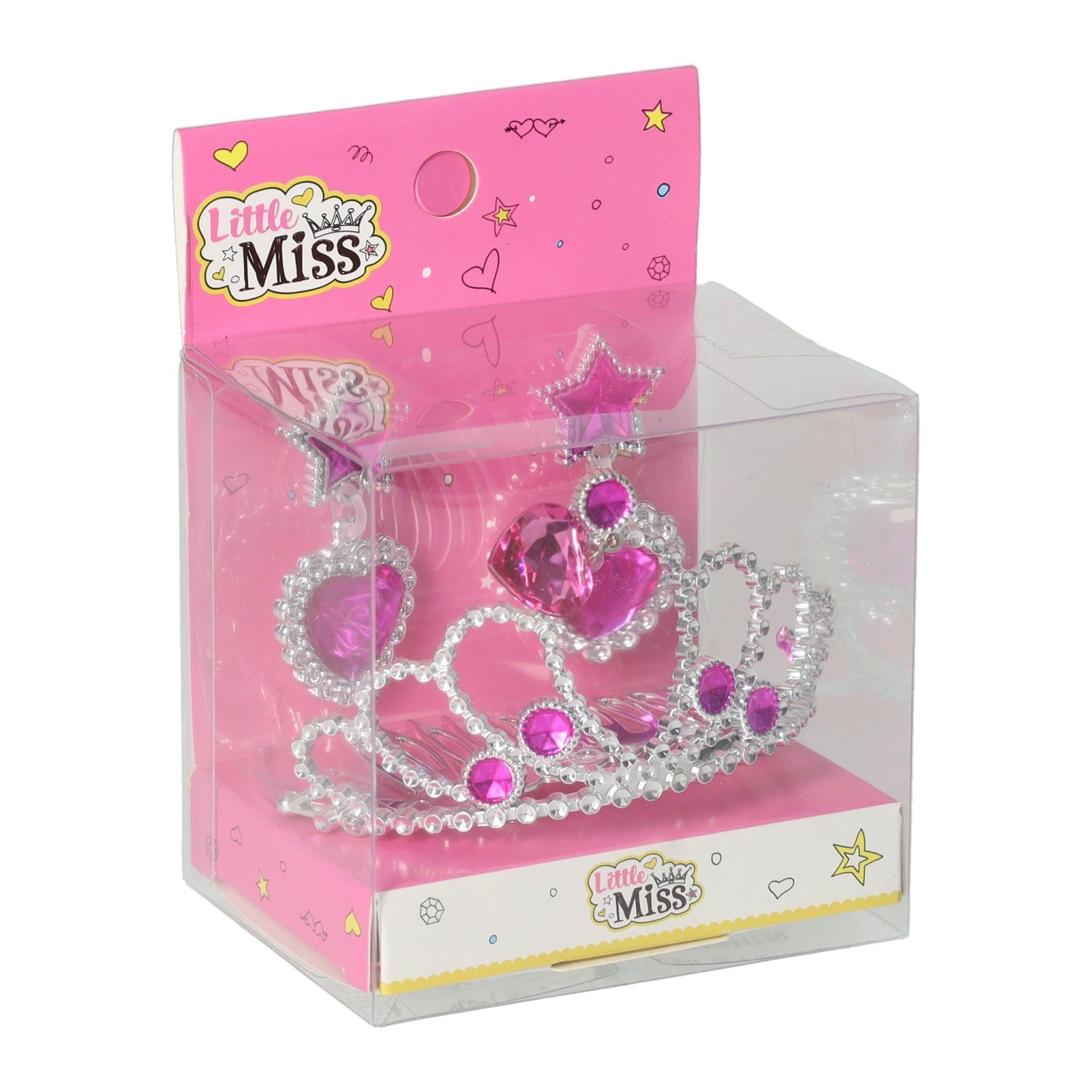 Prinzessin-Accessoire-Set, Tiara und Ohrringe