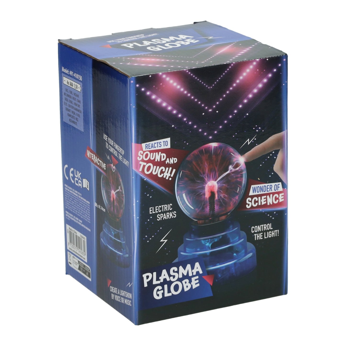 Plasmaball mit Licht