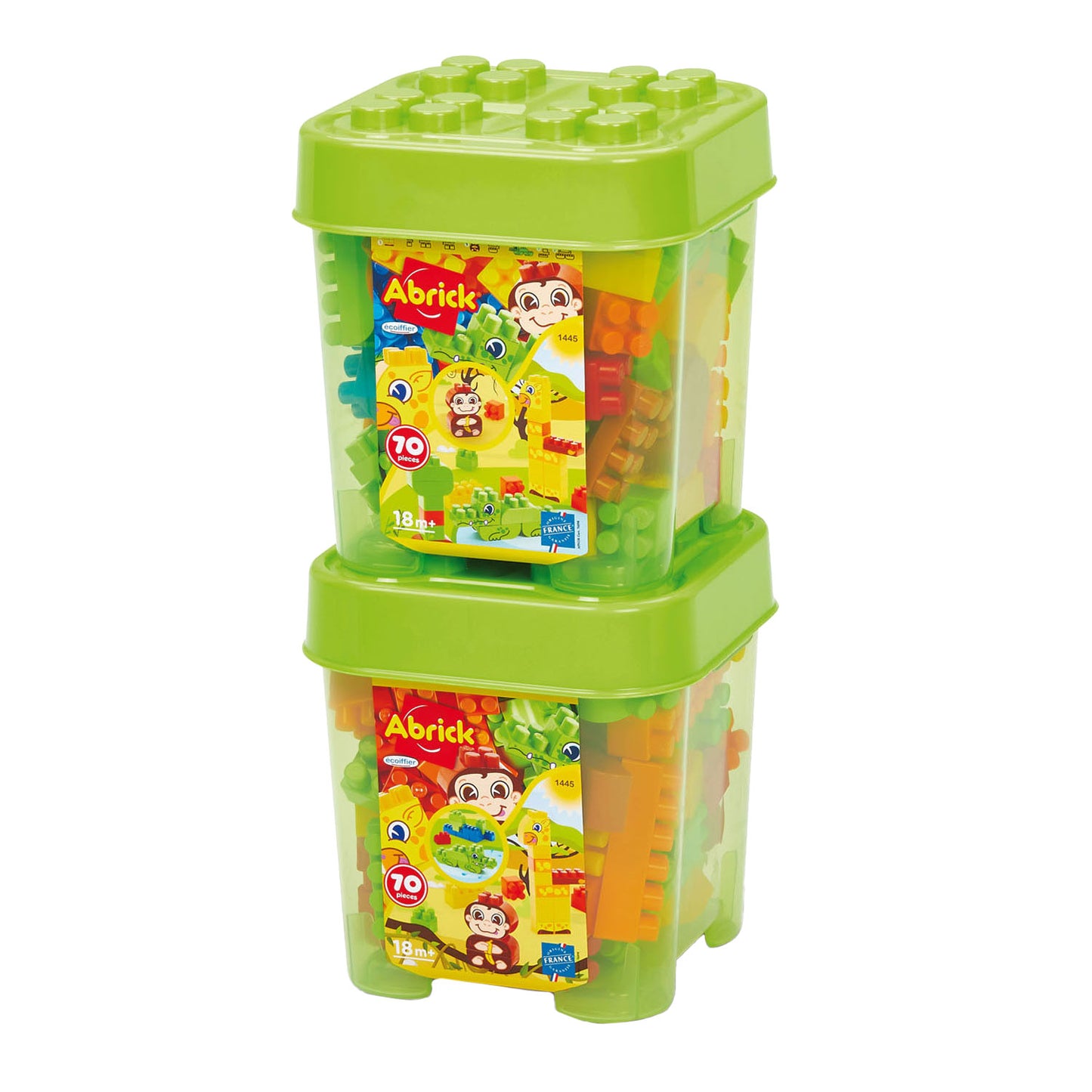 ABRICK -Bausteine in Aufbewahrungsbox, 70dlg.