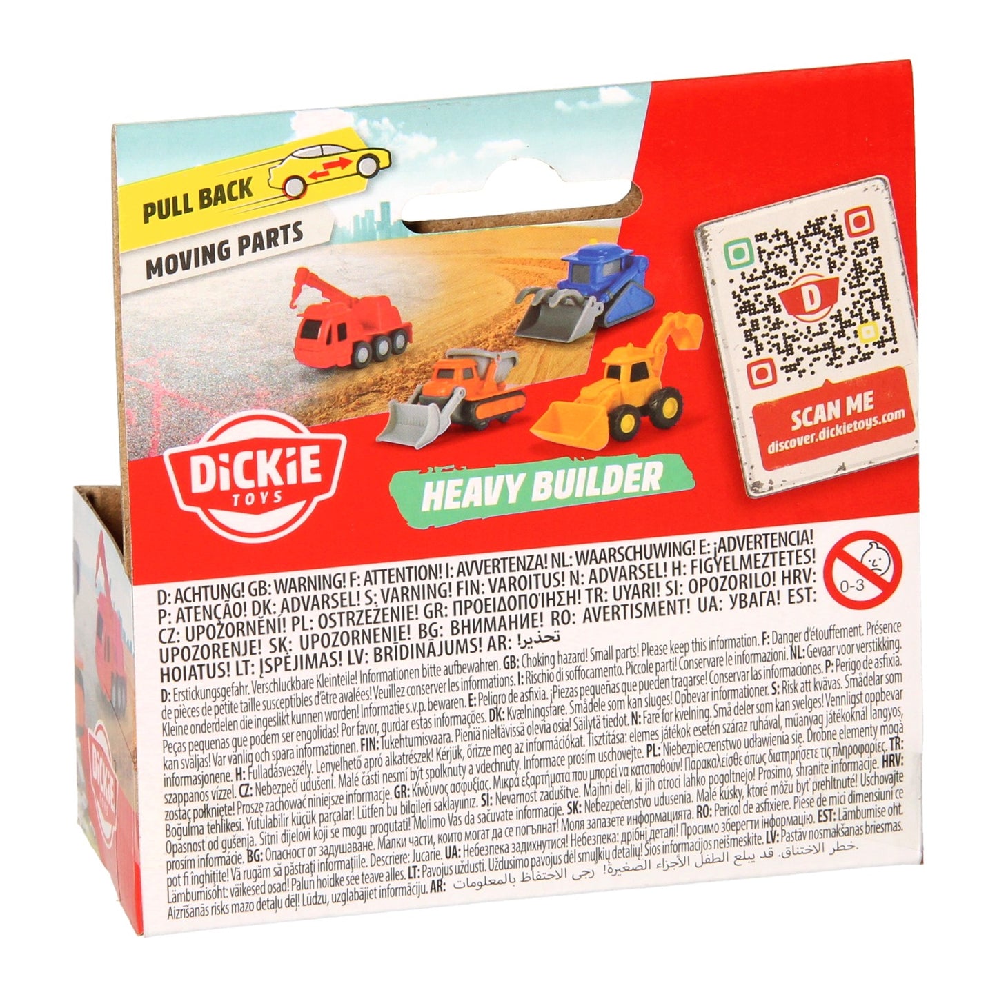 Dickie Heavy Pouch Work Vehicle blau