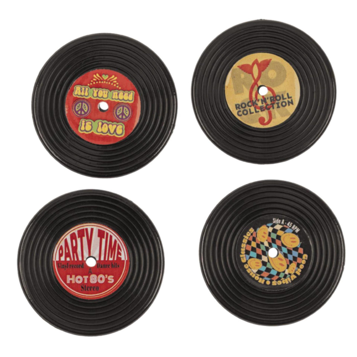 Ootb Kühlschrankmagnete LP 4,2x4,2cm 4er-Set