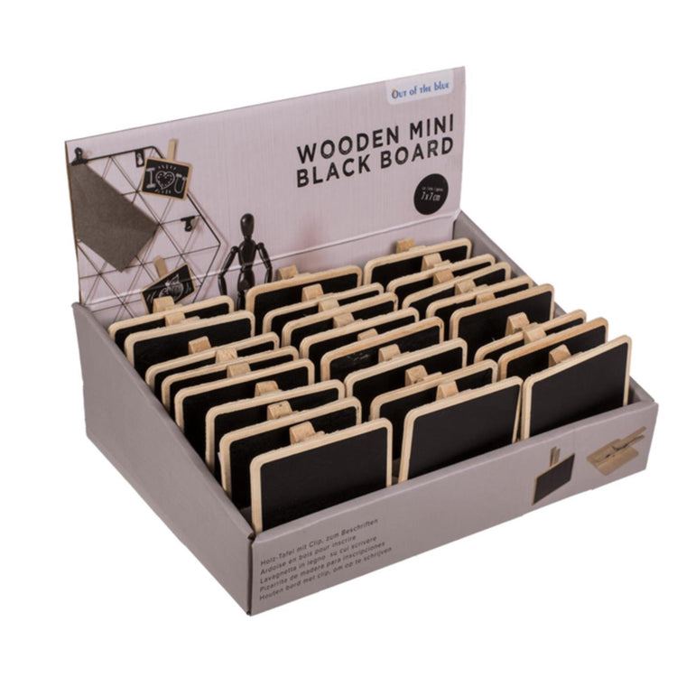 Ootb Holzschreibtafel mit Stift 7x7cm