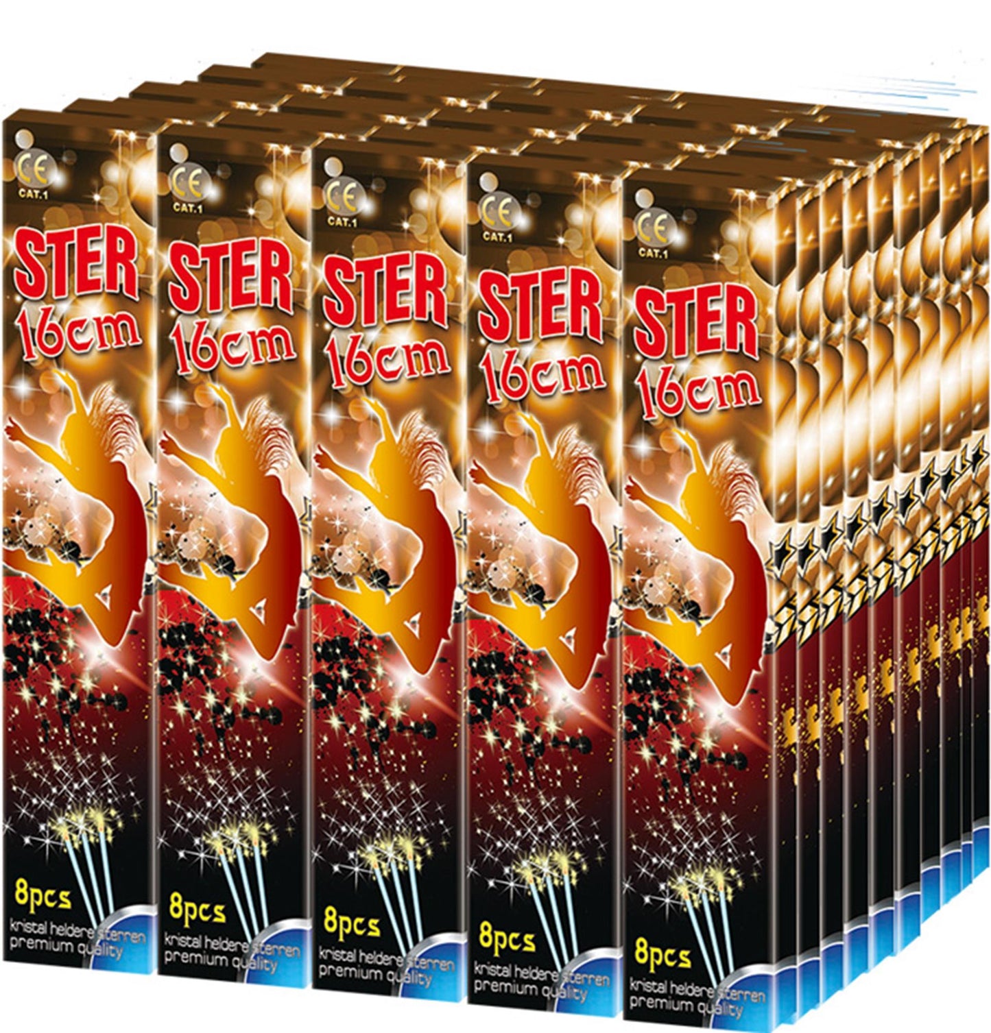 Broekhoff Sterne 16cm 50er Pack à 8 Stück