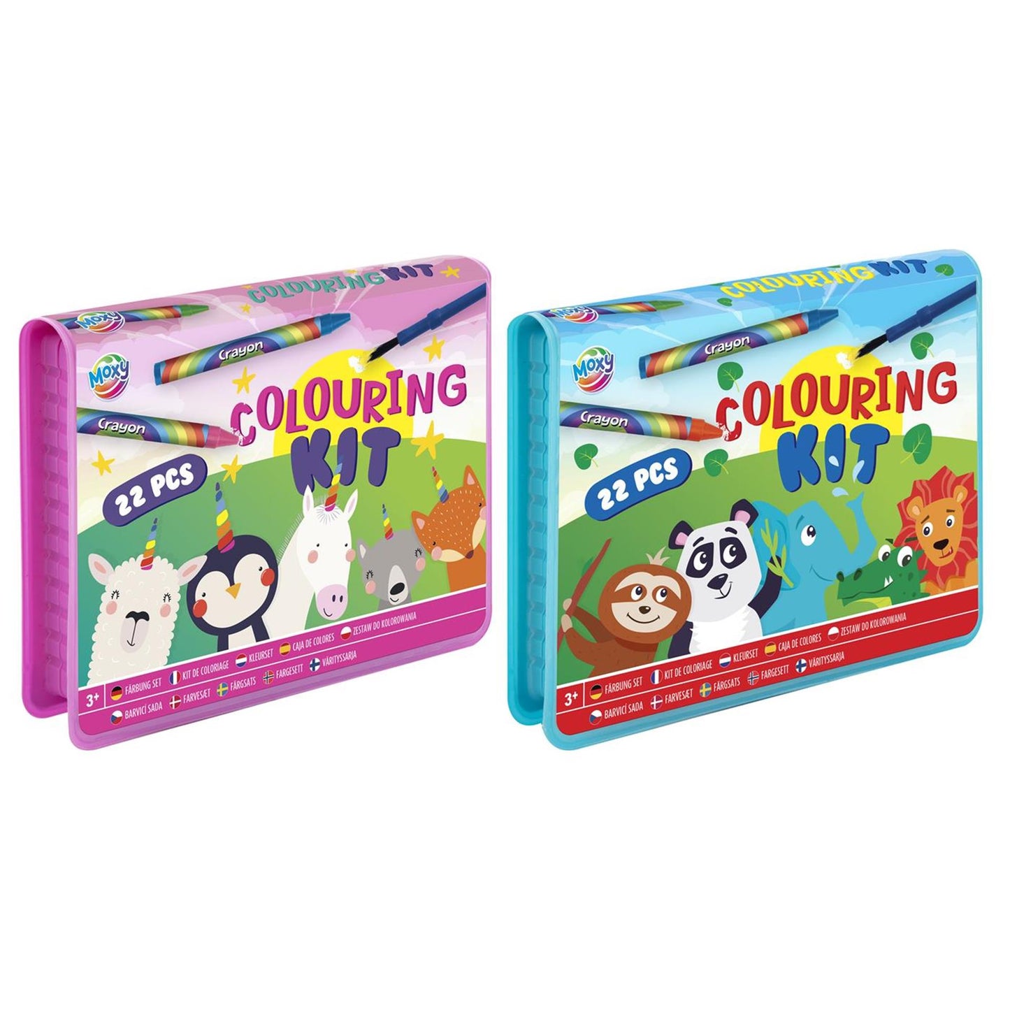 Grafix Moxy Farbset 22-teilig 11x14,8cm