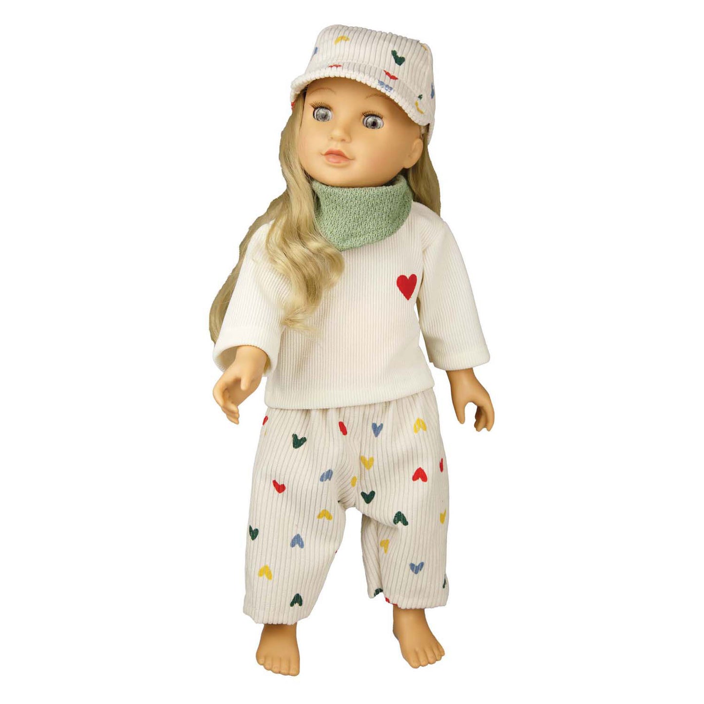 Heless Puppet Hat Hartjes Confetti, 35-45 cm