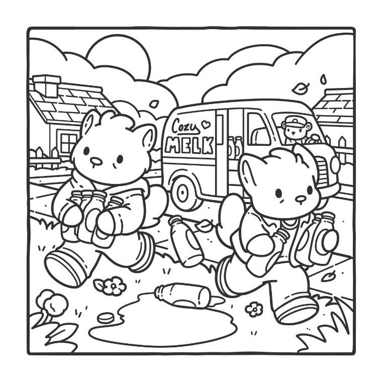 Deltas Cat Crimes – gemütliches Malbuch „Jade Summer“.