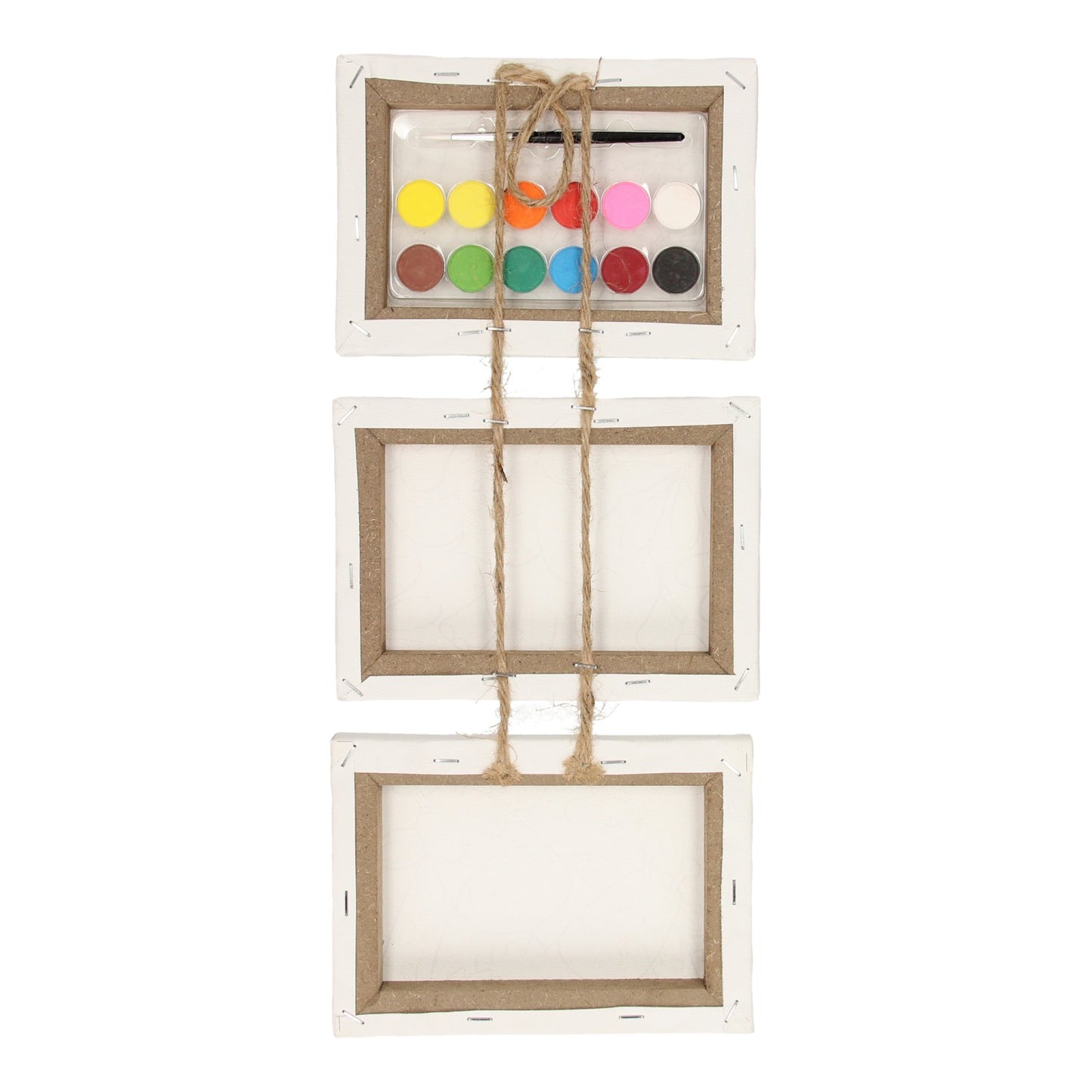 Leinwand Malerei Set Wildtiere, Set von 3 Teilen