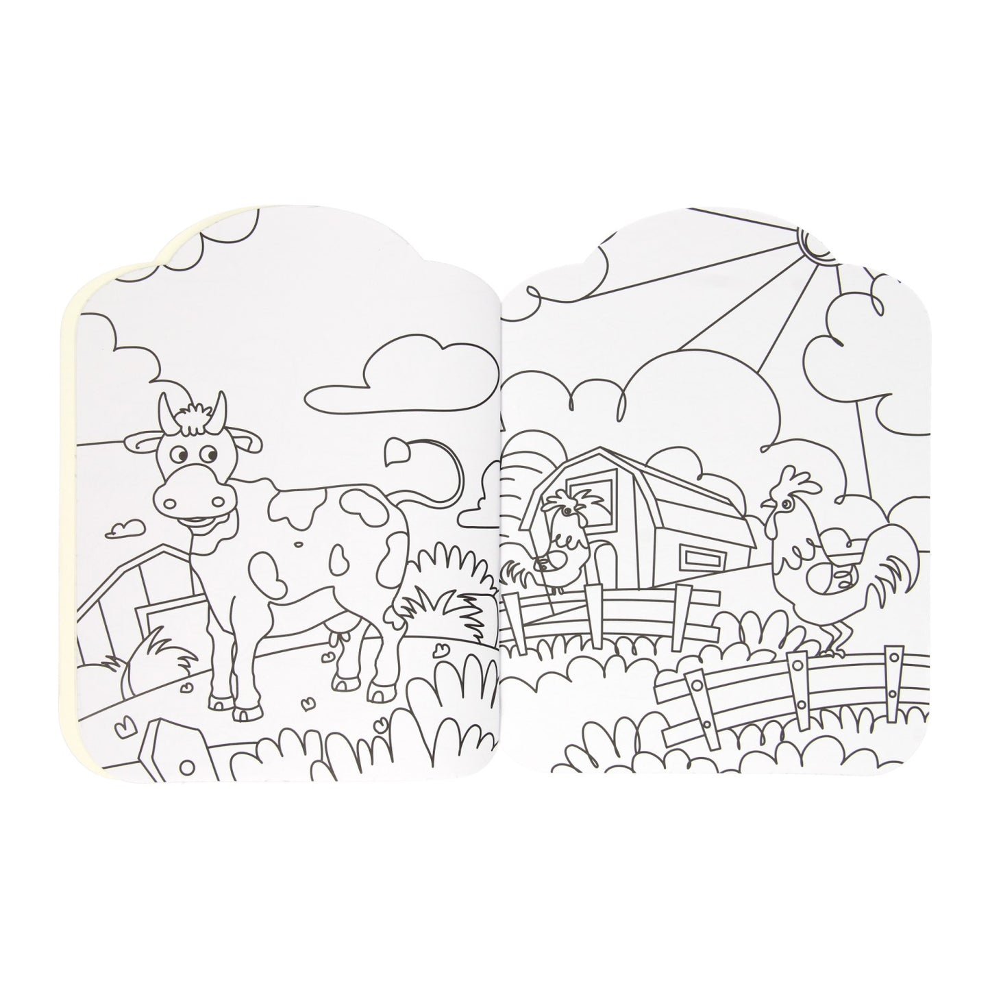 Fantastico Farbe und Aufkleberbuch - Farm