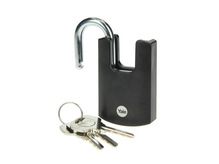 Yale 1065204 – Vorhängeschloss 40 mm Chrom hoch | 3 Stück