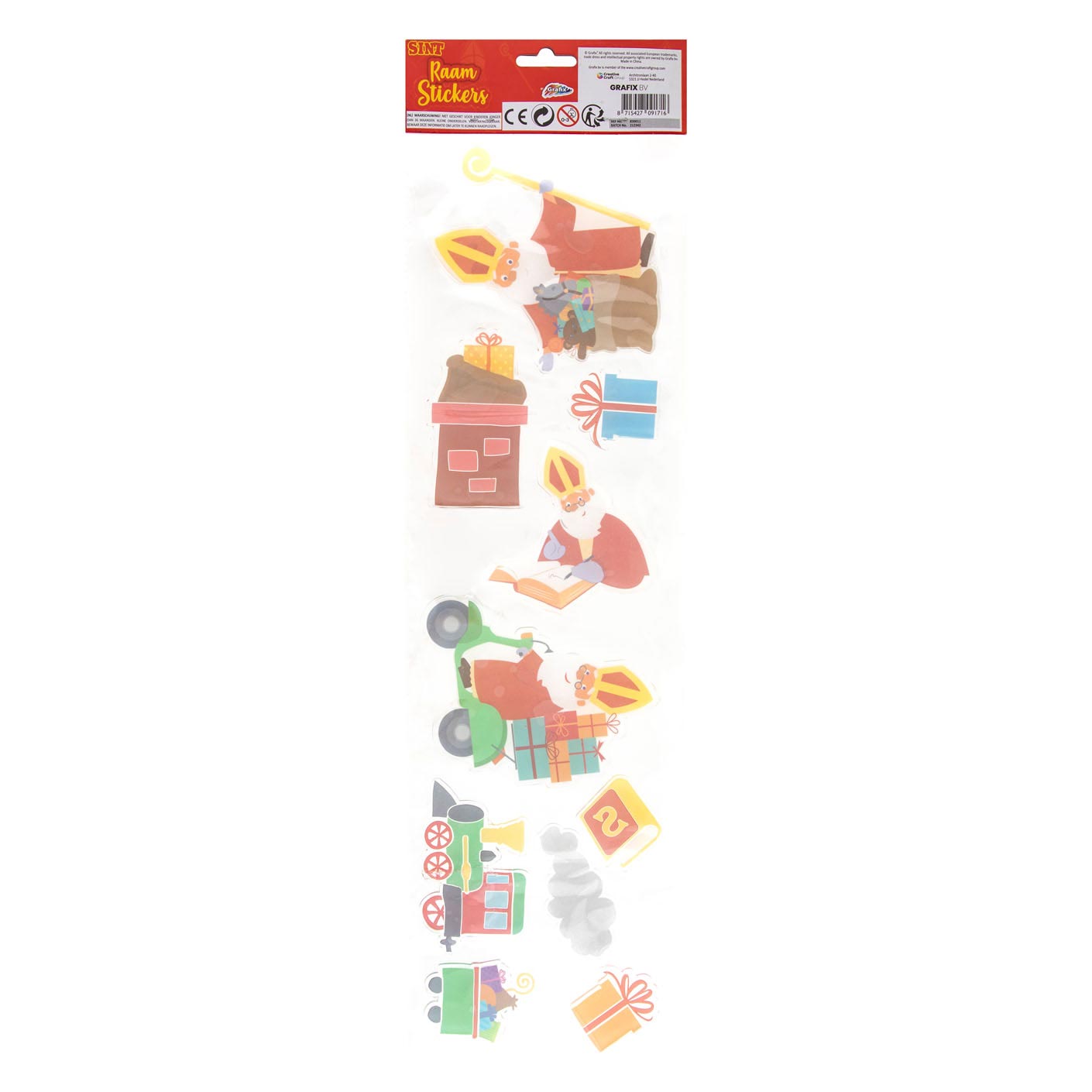 Sinterklaas Fensteraufkleber
