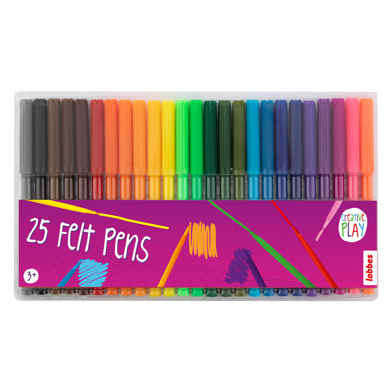 Lobbes fühlte -Tip -Stifte, 25st.