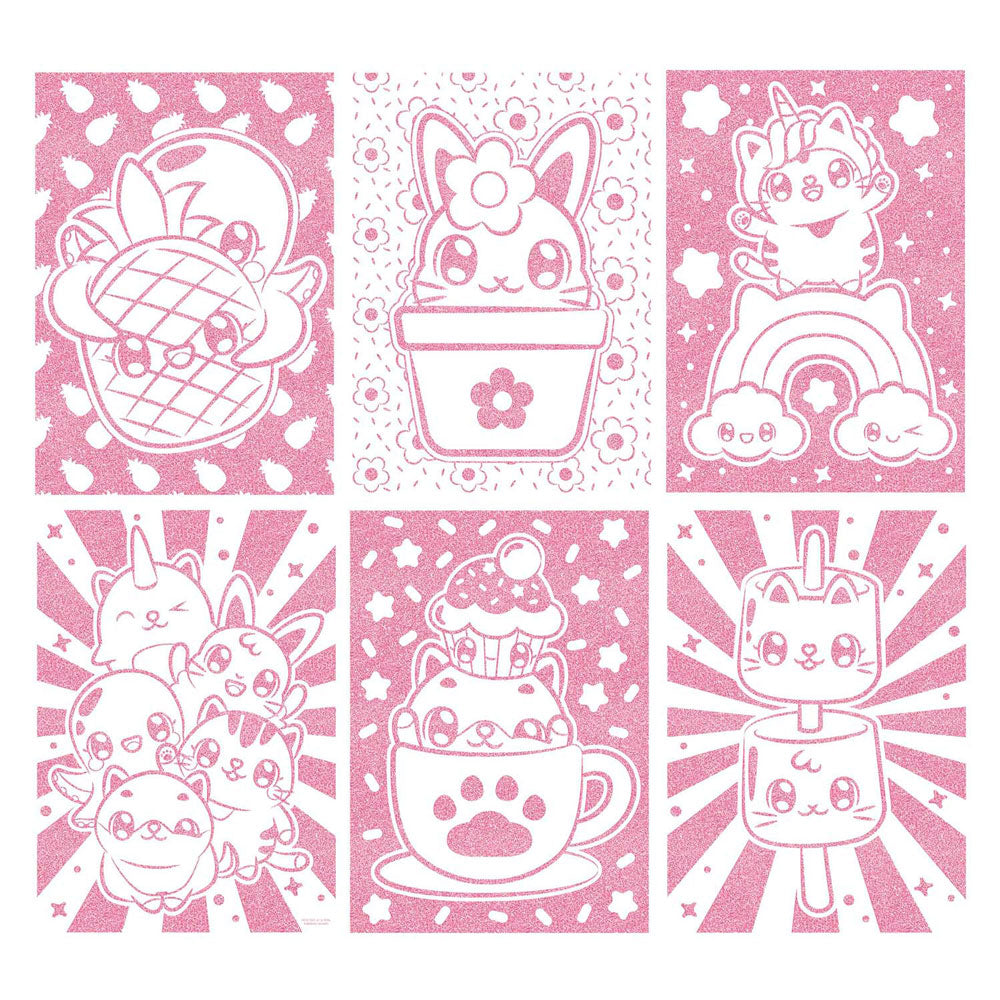 Kreative Bastelgruppe Mini MyMy Glitzer-Malpapier A4