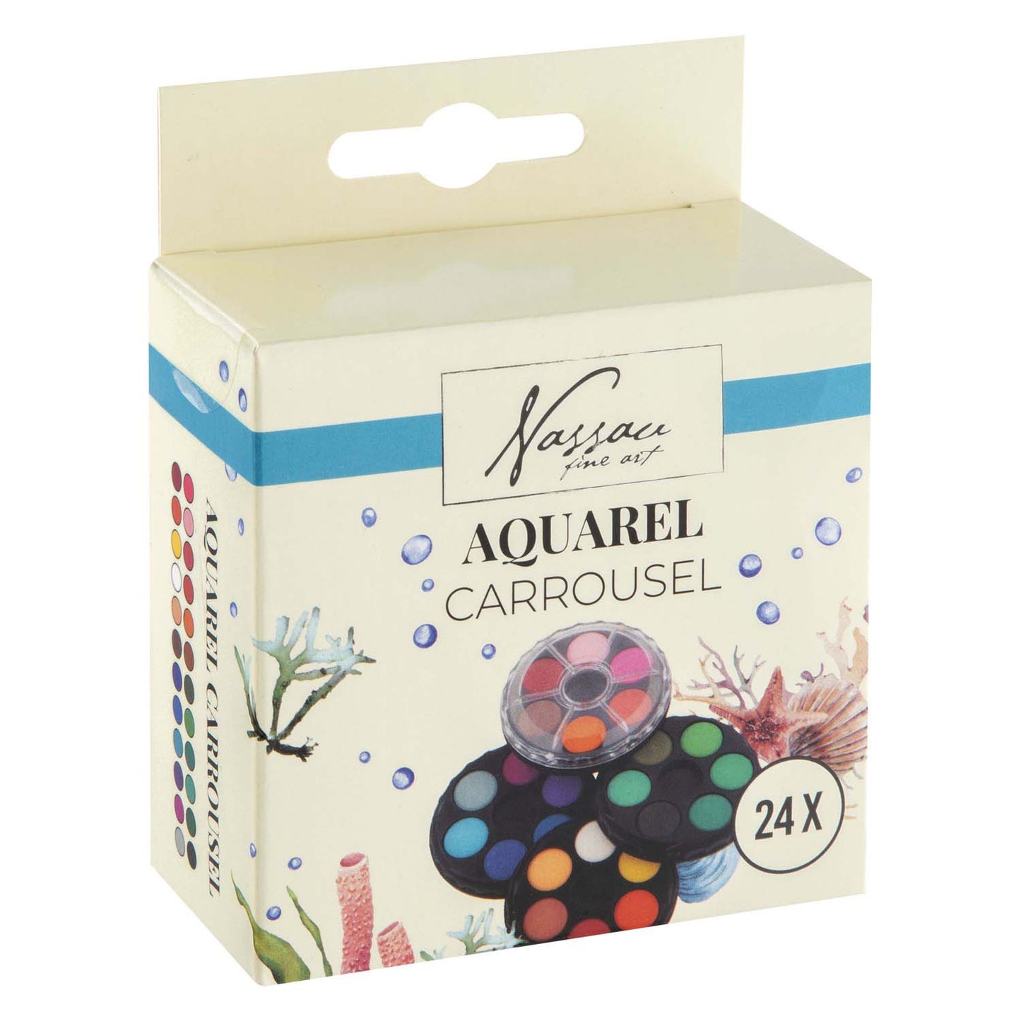 Creative Craft Group Nassau Aquarellkarussell – 24 Farben
