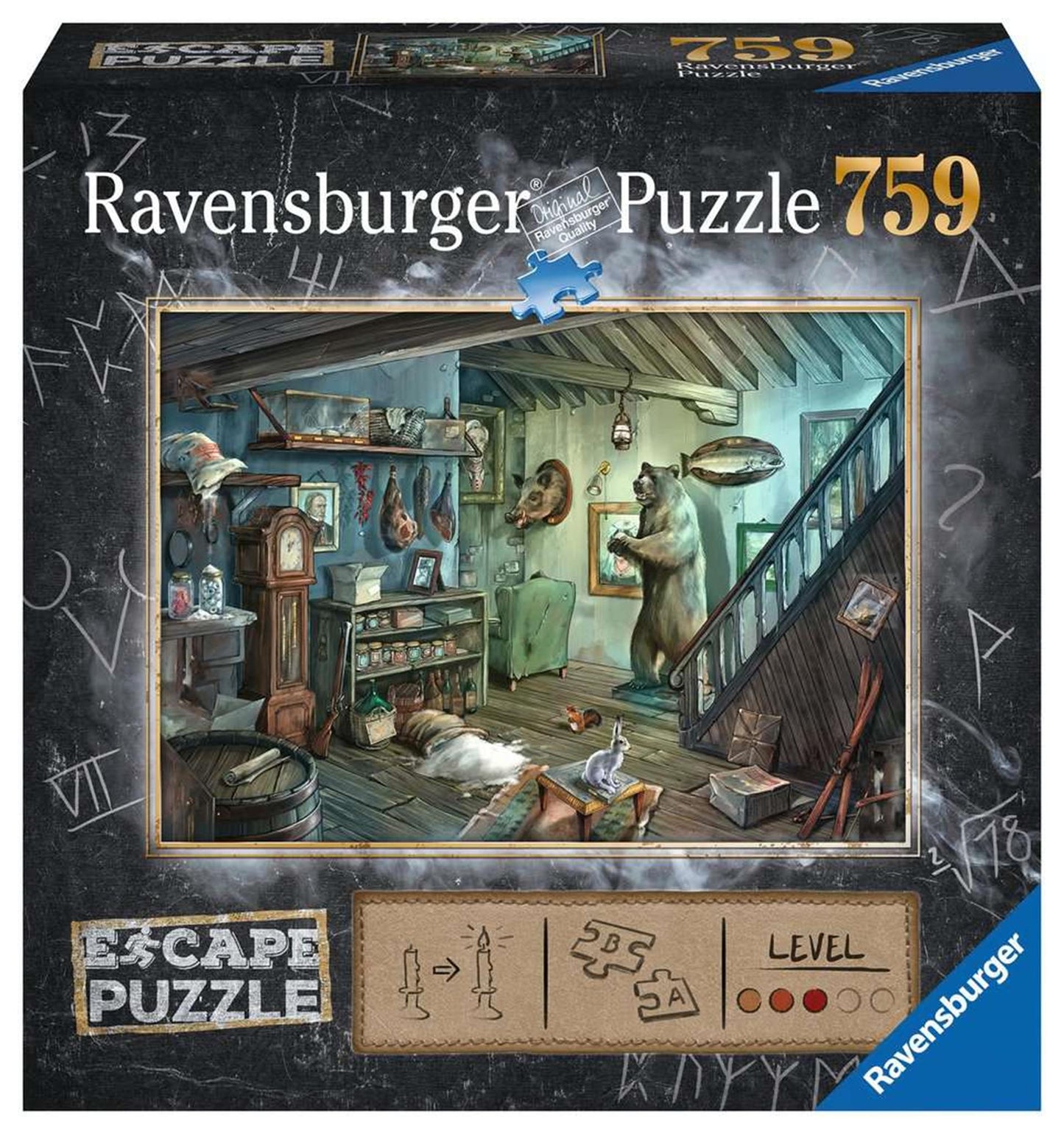 Ravensburger Escape -Rätsel Verbotener Keller 759 Stücke